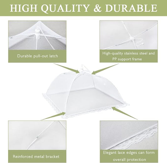 7Pack Various Size Pop-up Food Tents Food Covers - Image 2