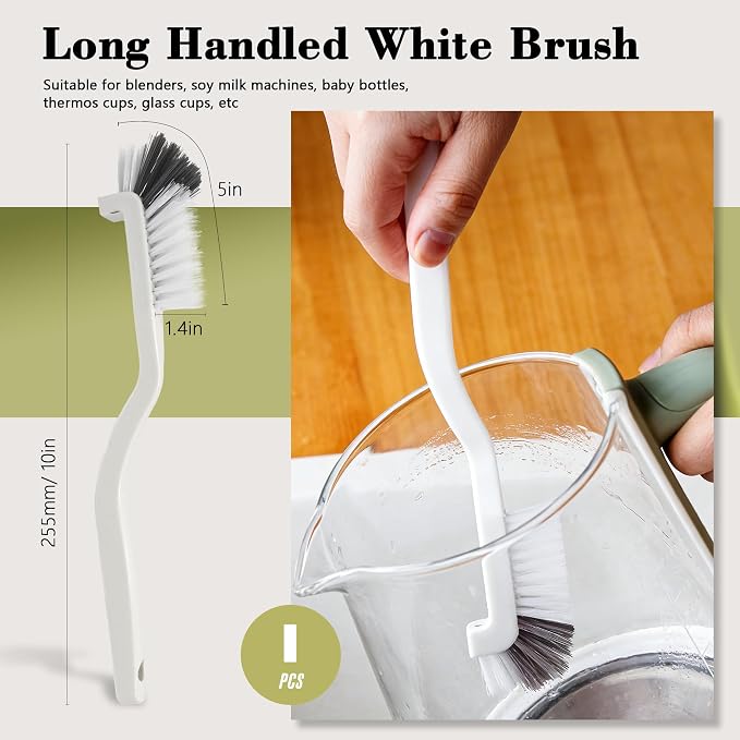 15Pcs Crevice Cleaning Brush Set Hard Bristle Scrub Brushes Tools Groove Gap - Image 2