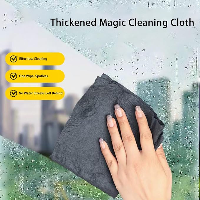 Functional Magic Cleaning Cloth Set 4 Sizes Reusable Microfiber Cloths Lint - Image 6