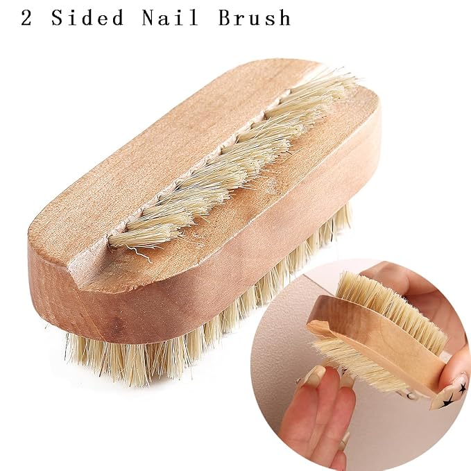 Nail Brush For Cleaning Fingernails, Flexible Bristle Finger Nail Brush To - Image 4