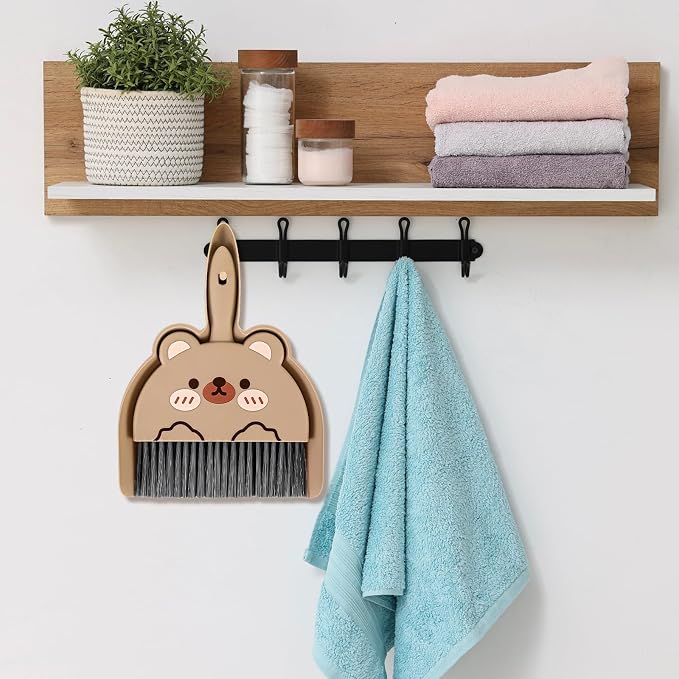 Ouligay Portable Hand Broom and Dustpan Set, Cute Mini Broom and Dustpan Set - Image 6