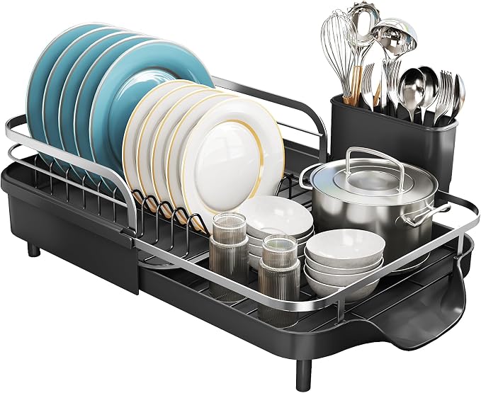 Dish Drying Rack, Expandable Dish Rack - Image 8