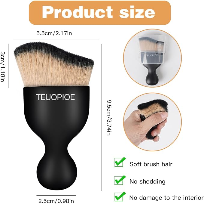 Car Interior Cleaning Brush, Car Duster Interior, Car Detailing Brush Dusting - Image 2