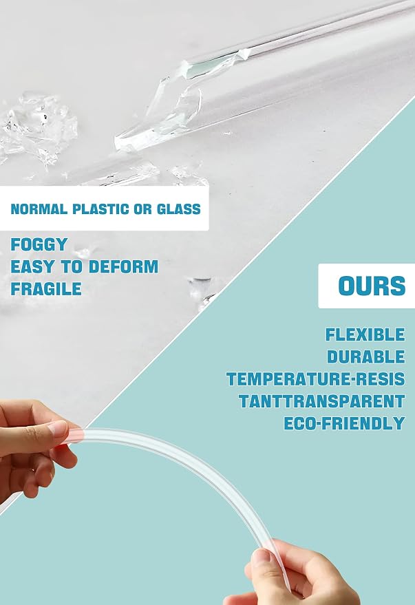 Doboli 6 Pack Reusable Drinking Long Straws - Image 3