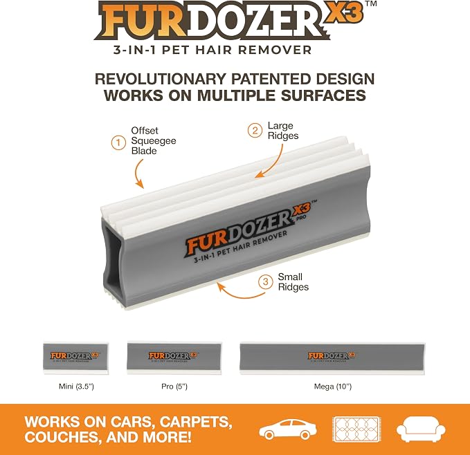 FurDozer Pet Hair Remover & Auto Detailing Tools - Image 2