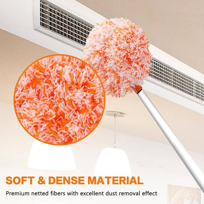 Ceiling Fan Cleaner Duster Reusable Microfiber Ceiling Fan Blade Cleaner - Image 5