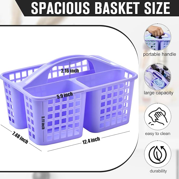 Haundry Plastic Shower Caddy Basket - Image 2