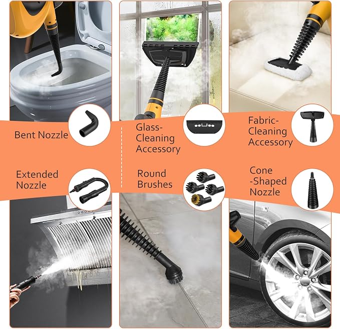 Pressurized Handheld Multi-Surface Natural Steam Cleaner - Image 5