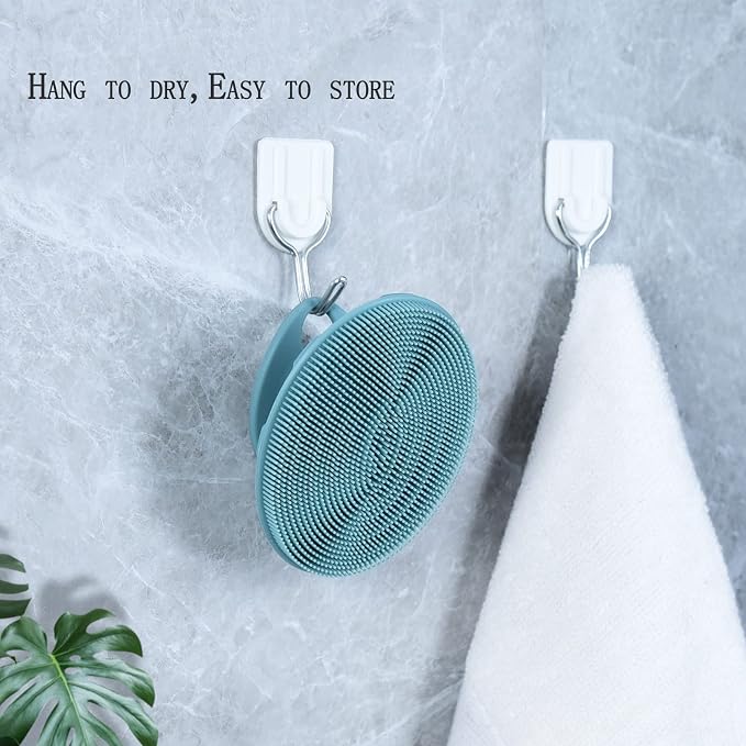 INNERNEED Silicone Face Scrubber, Exfoliating Brush Manual Handheld Facial - Image 3