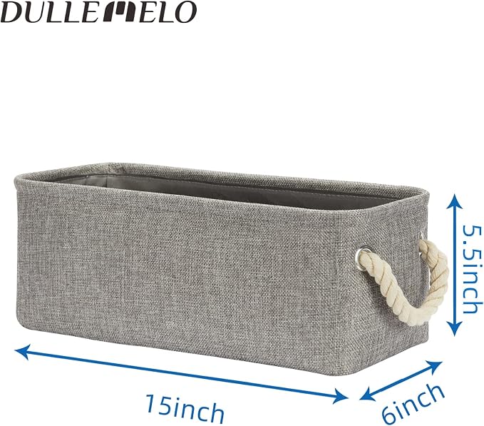DULLEMELO Toilet Paper Storage Basket, Toilet Tank Basket - Image 2