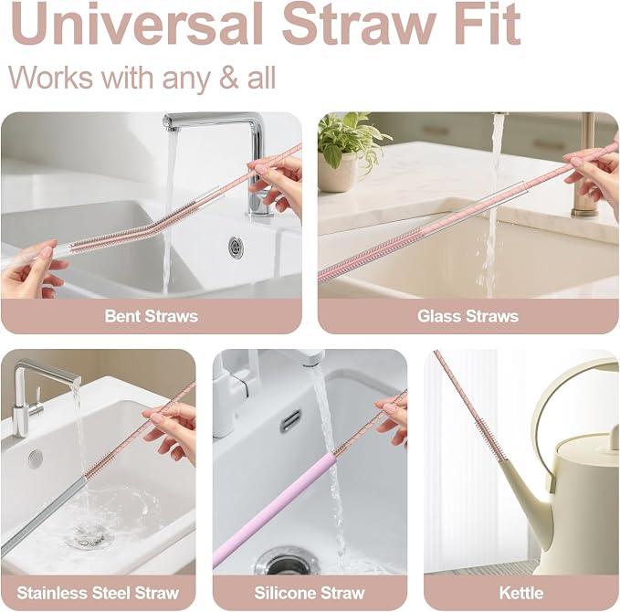 YOTIME Silicone Straw Cleaner Brush - Image 5