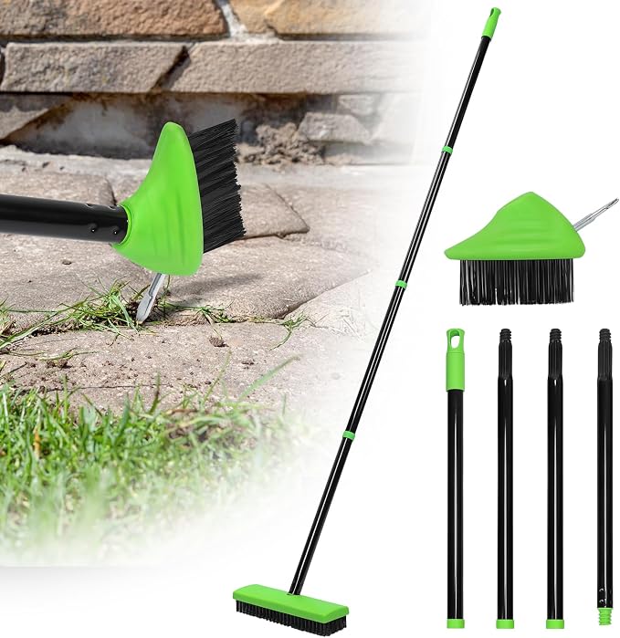 3 in 1 Weeding Wire Metal Brush Tools, Concrete Scrub Deck Brush by AjimyWelcometopurchase
