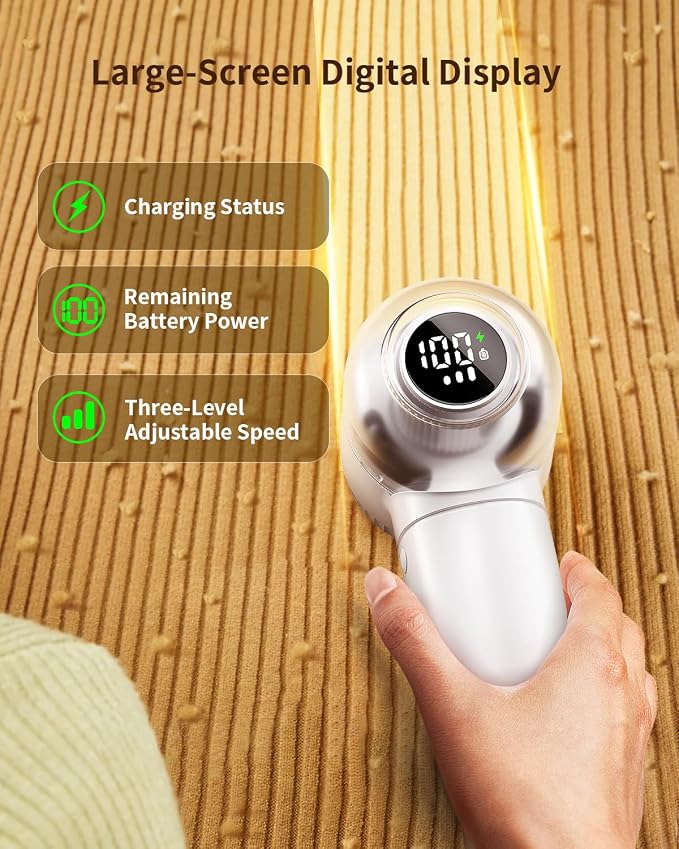 Fabric Shaver,    Rechargeable Lint Remover - Image 4