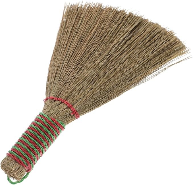 Healifty Natural Miscanthus Mini Broom by Healifty