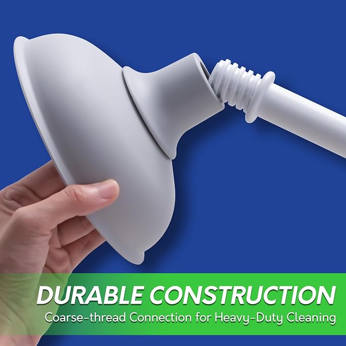 BOOMJOY Toilet Brush and Plunger Set - Image 6