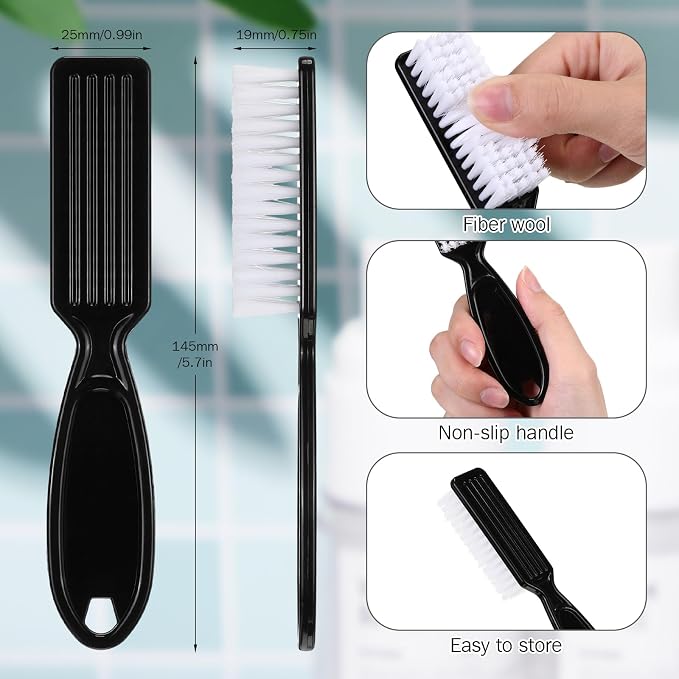 Patelai 30 Pcs Nail Scrubber Brushes Bulk Handle Grip Manicure Brushes - Image 2