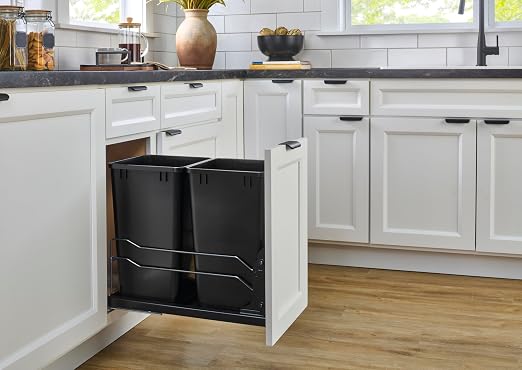 Rev-A-Shelf Double Pullout Trash Can - Image 2