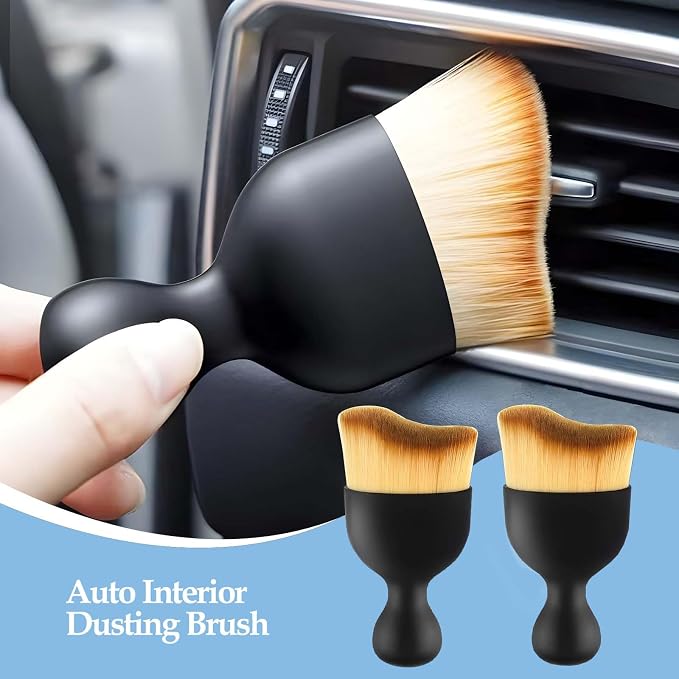 Automotive Interior Dusting Brush, Car Interior Cleaning Soft Brushes, Car - Image 3
