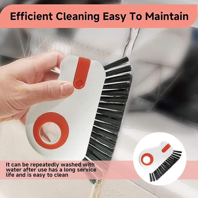 2 Pcs 2 in 1 Window Track Cleaner, Groove Cleaner Brush, Effective Window Sill - Image 4