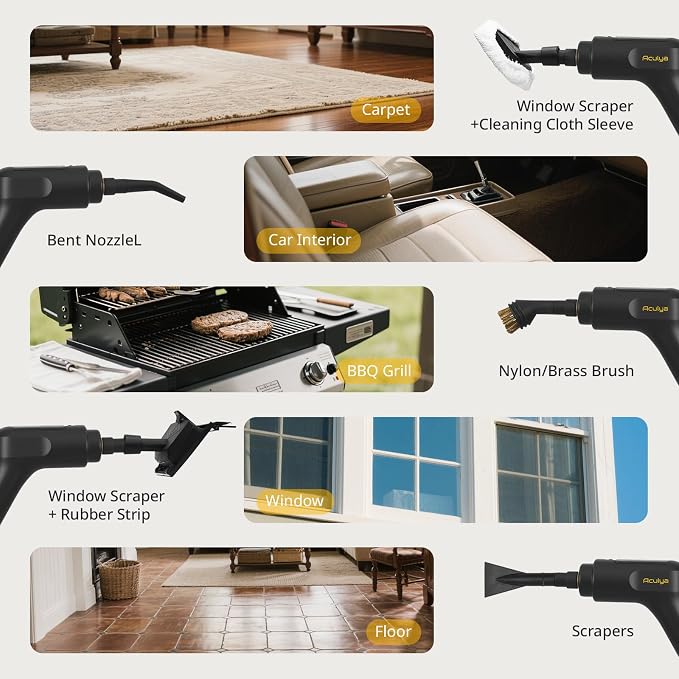1.69 Quarts Handheld Steam Cleaner - Image 4