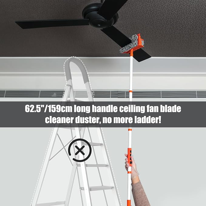 Qaestfy Ceiling Fan Cleaner Duster - Image 2