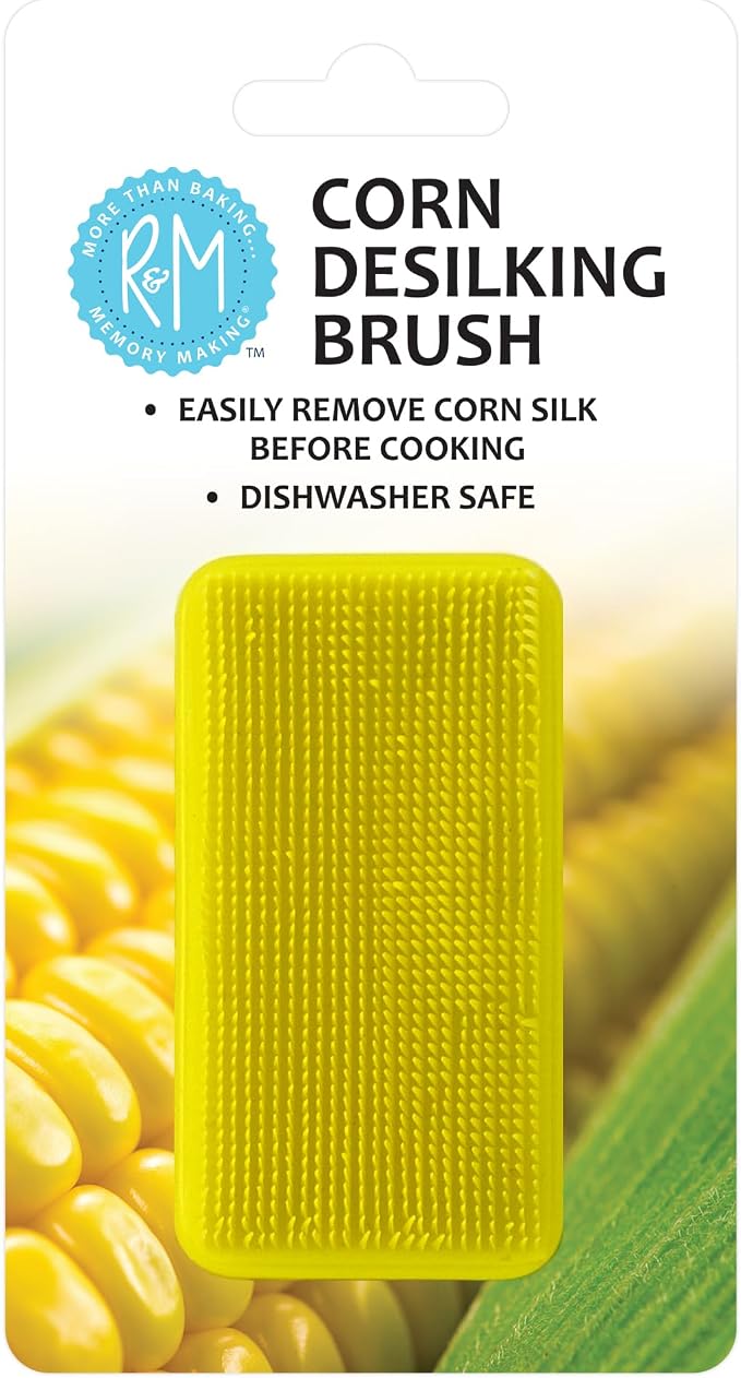 R&M Corn De-Silking Brush, Vegetable Brush by RMInternational