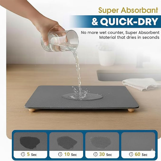 Stone Drying Mat for Kitchen Counter - Image 2