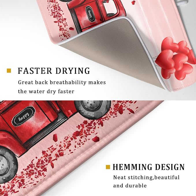 Valentine's Day Dish Drying Mats - Image 3