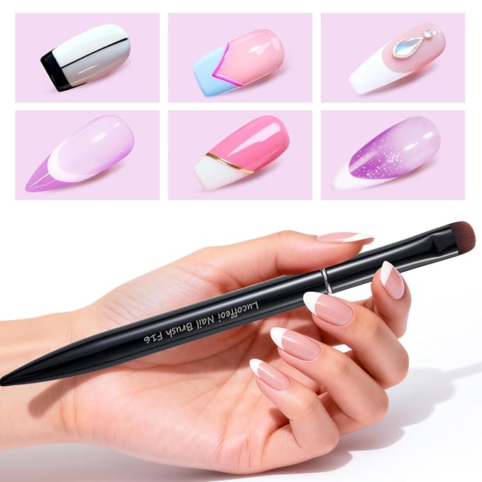 Nail Brush for French Tips & Cleaning Gel Polish- Precision Thin Brush for - Image 6