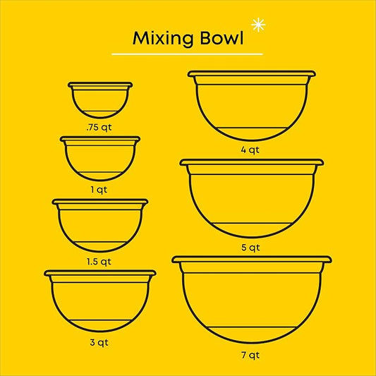 JoyJolt Stainless Steel Mixing Bowls - Image 2