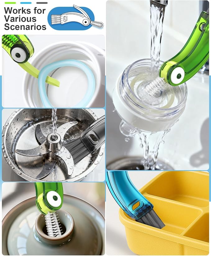 3 in 1 Cup Lid Cleaning Brush 3 PCS - Image 6