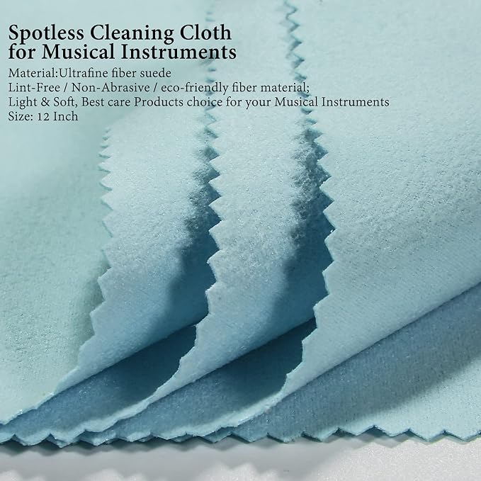 Hricane Guitar Cloths Ultrafine fiber suede Plush Polishing Cloths - Image 8