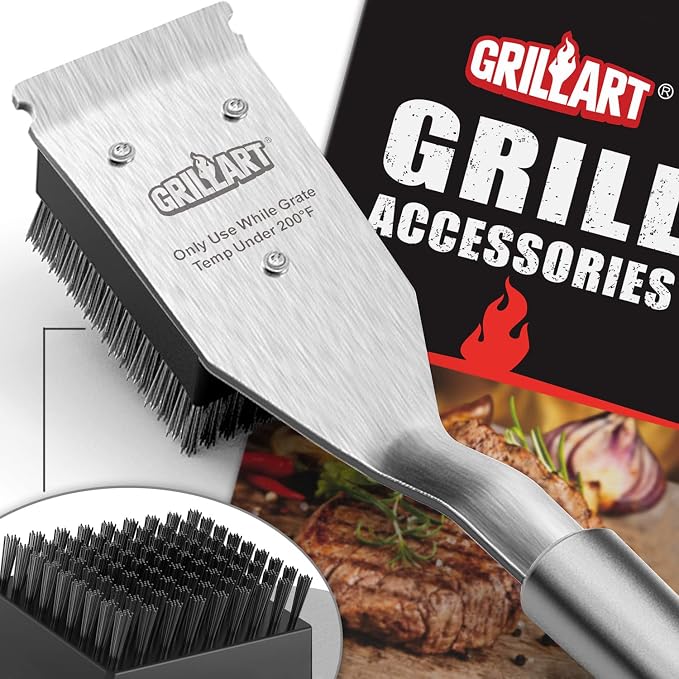 GRILLART Grill Brush and Scraper Replacement Head - Image 2