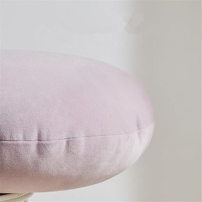 MOJUN Round Throw Pillow, 15.7" Soft Solid Color Home Decorative Round Pillows Sofa Chair Cushion Floor Pillows for Couch Car Living Room Bed, Grass Green