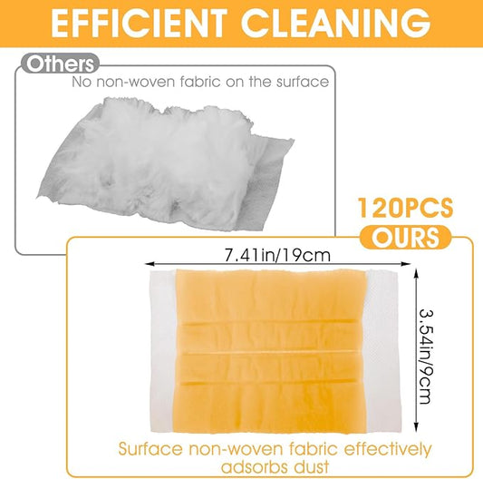 120 Pcs Duster Refills, Electrostatic Disposable Dusters Refills Compatible - Image 2