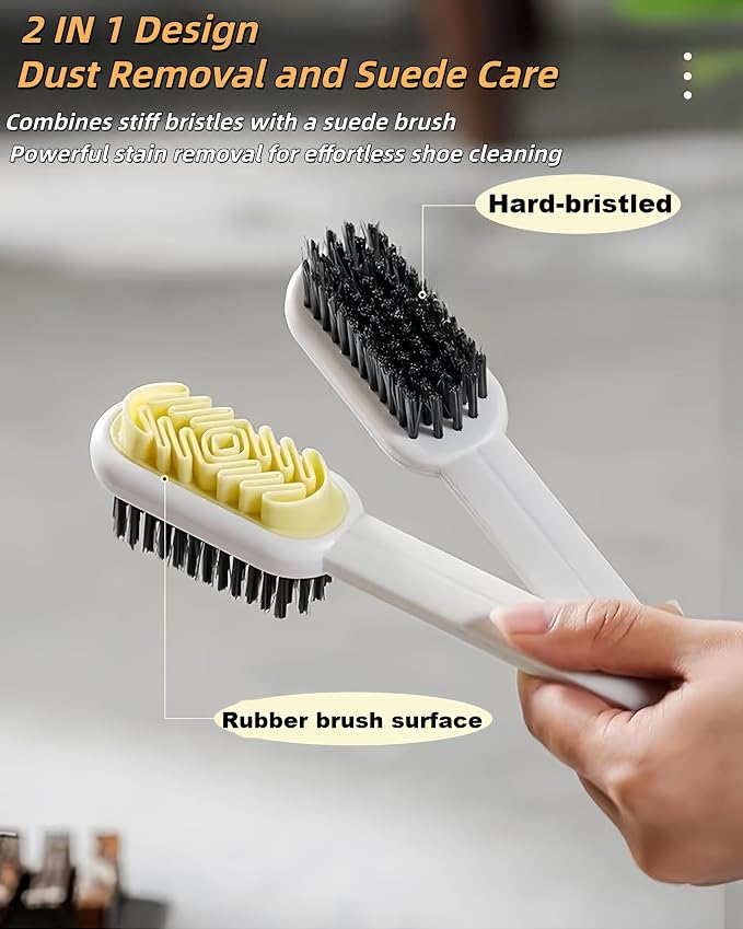 3 Pack Suede Shoe Brush Rubber Shoe Brushes, Suede Cleaner Brush - Image 4
