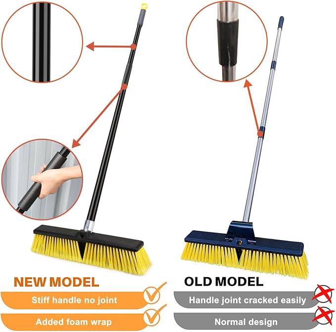 KeFanta 18 Inches Push Broom Outdoor- Heavy Duty Broom - Image 7