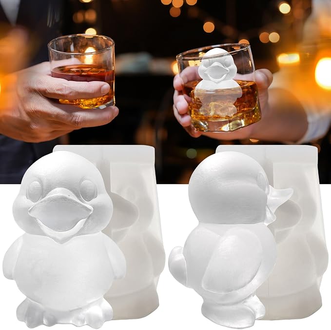 3D Duck Ice Cube Silicone Molds Tray by SIUPER