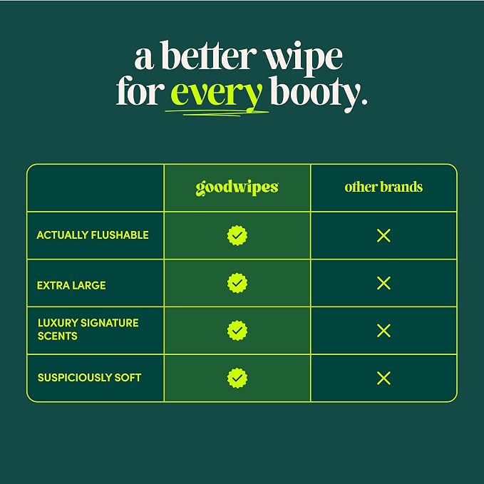 goodwipes Flushable Butt Wipes - Image 5