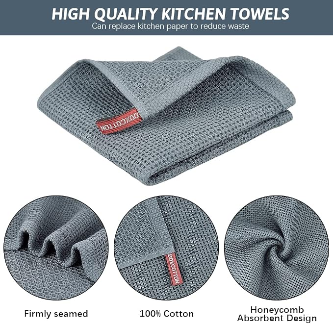 Nialnant 100% Cotton Dish Cloths - Image 3