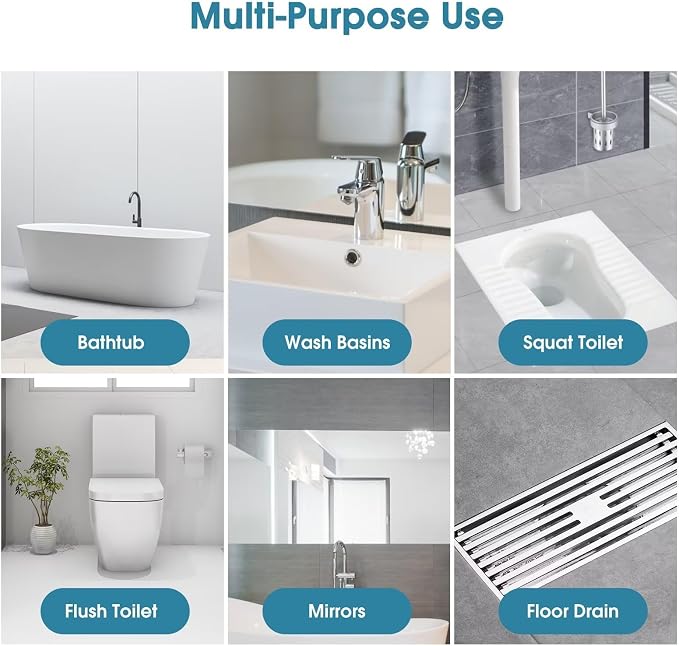 Disposable Toilet Brush with 48 PCS Refills, Disposables Toilets Cleaning - Image 9