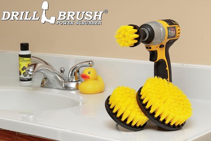 House Cleaning Supplies – Cleaning Drill Brush Set - Image 6