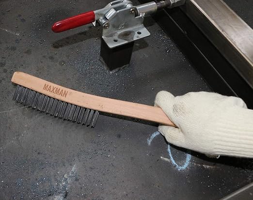 MAXMAN Wire Brush, Heavy Duty Carbon Steel and Stainless Steel Wire Brushes - Image 5