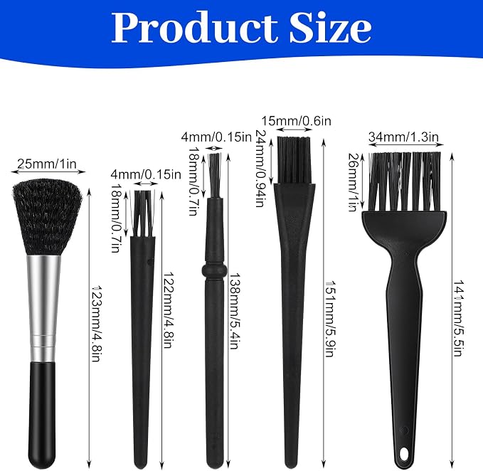 5 Pcs Keyboard Cleaning Brush, 5.5 Inch Anti Static Brush, Computer Laptop - Image 5