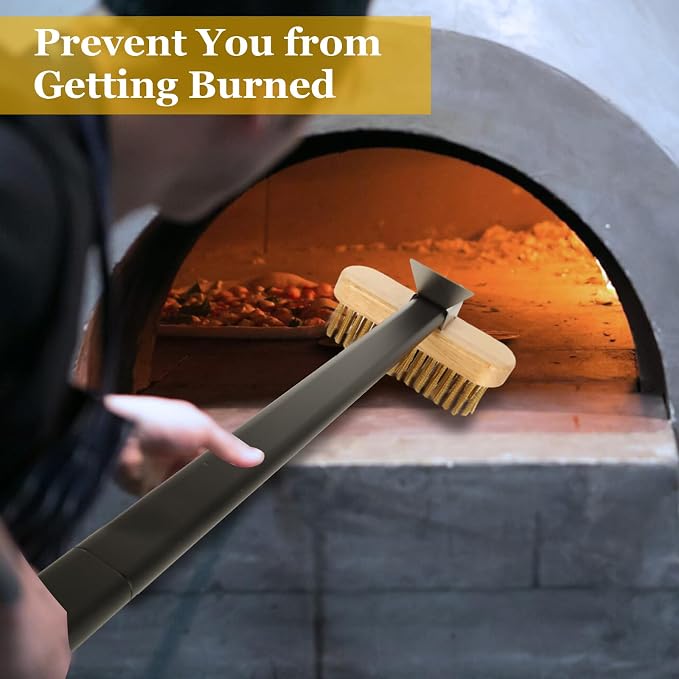 1 Pcs Adjustable 47" Pizza Oven Brush - Image 4