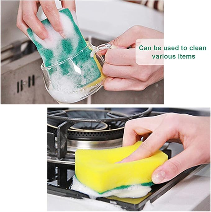 Kitchen Cleaning Sponges, Cleaning Sponges in Bulk, Non Scratch Dishwashing - Image 6