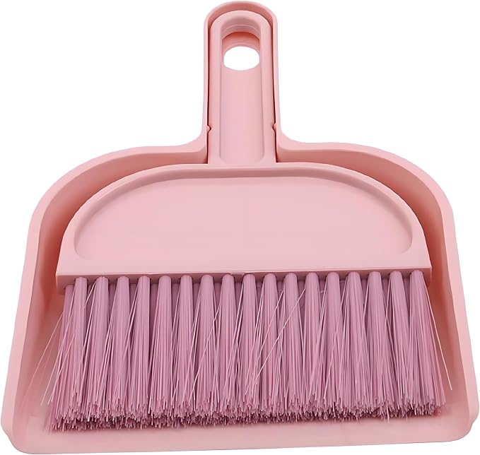 Mini Broom and Dustpan Set, Compact Cleaning Kit by Kryoflare