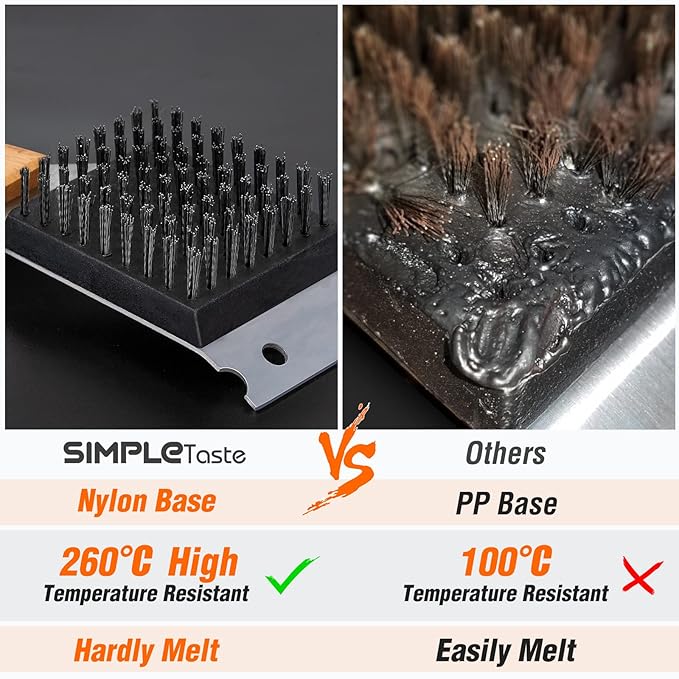 SIMPLETASTE Grill Brush and Scraper - Image 2