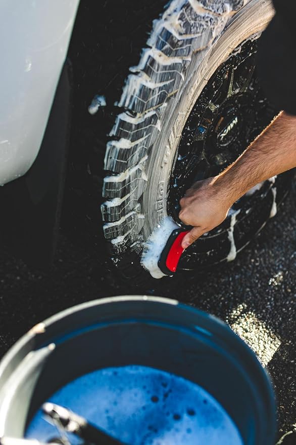 Detail Factory - ProGrip XL Tire Brush - Ergonomic ProGrip Handle - Stiff - Image 6