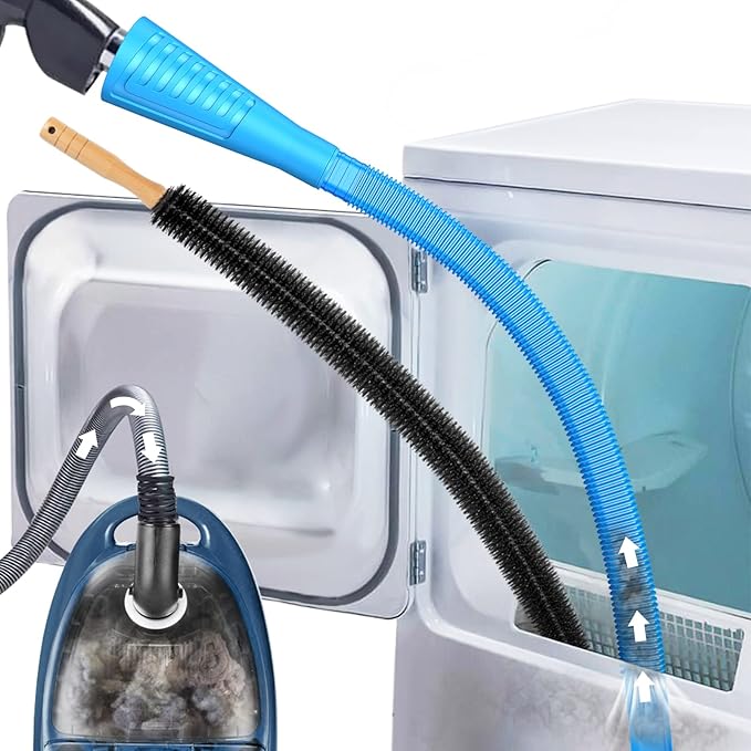 Sealegend 2 Pieces Dryer Vent Cleaner Kit and Dryer Lint Brush Vacuum Hose by Sealegend